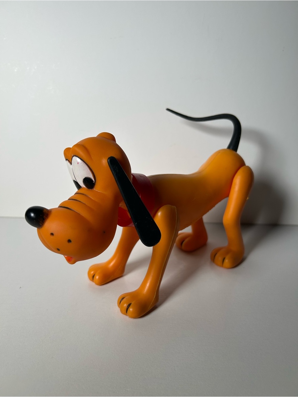 Vintage Walt Disney Pluto R Dakin Hong Kong Rubber Vinyl Figure Toy 60’s